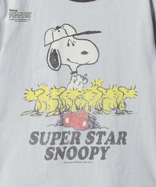 green label relaxing / グリーンレーベル リラクシング カットソー | 【別注】＜FRUIT OF THE LOOM × PEANUTS＞リンガーTシャツ / キッズ  140cm-150cm | 詳細5