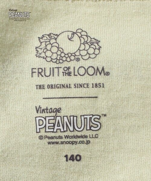 green label relaxing / グリーンレーベル リラクシング カットソー | 【別注】＜FRUIT OF THE LOOM × PEANUTS＞リンガーTシャツ / キッズ  140cm-150cm | 詳細14