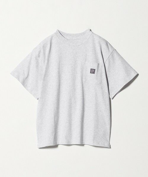green label relaxing / グリーンレーベル リラクシング カットソー | 【別注】＜GUNG HO＞ポケット Tシャツ / キッズ 140cm—150cm（LT.GRAY）