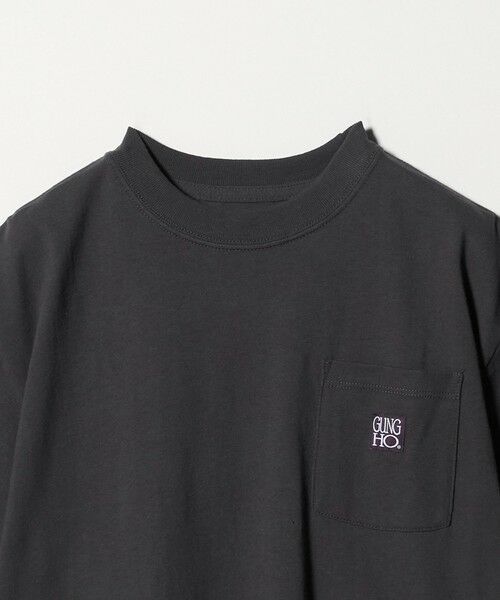 green label relaxing / グリーンレーベル リラクシング カットソー | 【別注】＜GUNG HO＞ポケット Tシャツ / キッズ 140cm—150cm | 詳細3