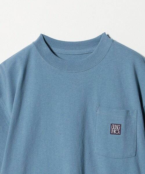 green label relaxing / グリーンレーベル リラクシング カットソー | 【別注】＜GUNG HO＞ポケット Tシャツ / キッズ 140cm—150cm | 詳細8