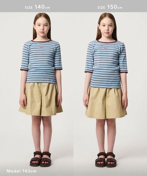 green label relaxing / グリーンレーベル リラクシング カットソー | 【別注】＜Robert P. Miller＞5分袖 Tシャツ / キッズ  140cm-150cm | 詳細17