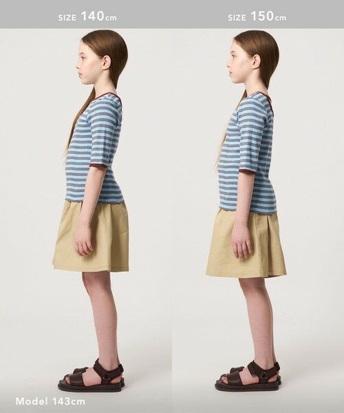 green label relaxing / グリーンレーベル リラクシング カットソー | 【別注】＜Robert P. Miller＞5分袖 Tシャツ / キッズ  140cm-150cm | 詳細18