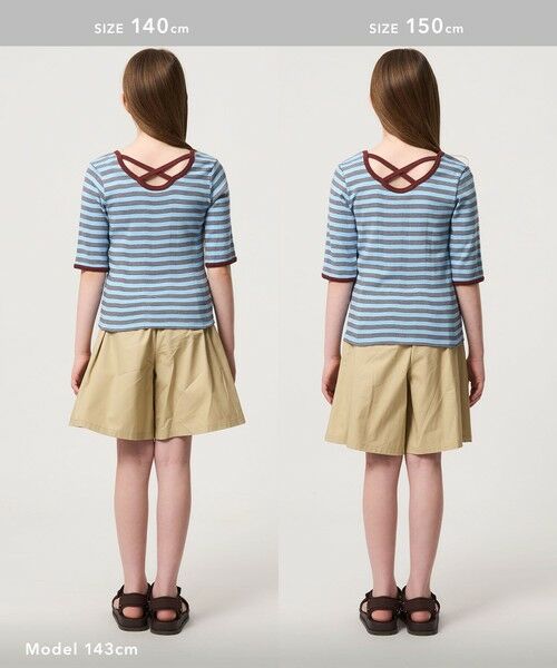 green label relaxing / グリーンレーベル リラクシング カットソー | 【別注】＜Robert P. Miller＞5分袖 Tシャツ / キッズ  140cm-150cm | 詳細19