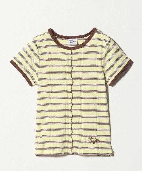 green label relaxing / グリーンレーベル リラクシング カットソー | 【別注】＜Robert P. Miller＞メローＴシャツ / キッズ 140cm-150cm（YELLOW）