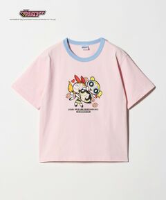 green label relaxing / グリーンレーベル リラクシング カットソー | 【別注】＜The Powerpuff Girls＞ リンガー Tシャツ / キッズ 140cmー150cm