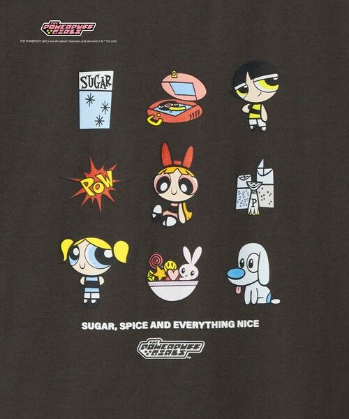 green label relaxing / グリーンレーベル リラクシング カットソー | 【別注】＜The Powerpuff Girls＞ リンガー Tシャツ / キッズ 140cmー150cm | 詳細2