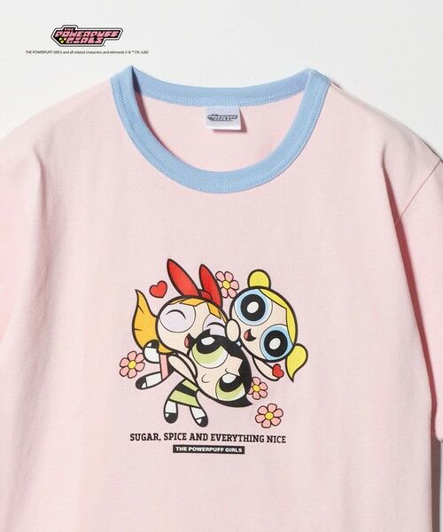 green label relaxing / グリーンレーベル リラクシング カットソー | 【別注】＜The Powerpuff Girls＞ リンガー Tシャツ / キッズ 140cmー150cm | 詳細5