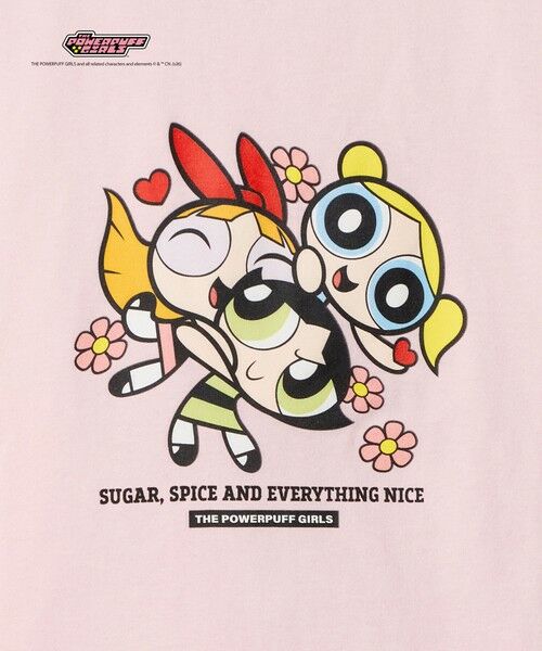 green label relaxing / グリーンレーベル リラクシング カットソー | 【別注】＜The Powerpuff Girls＞ リンガー Tシャツ / キッズ 140cmー150cm | 詳細7