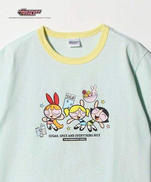 green label relaxing / グリーンレーベル リラクシング カットソー | 【別注】＜The Powerpuff Girls＞ リンガー Tシャツ / キッズ 140cmー150cm | 詳細16