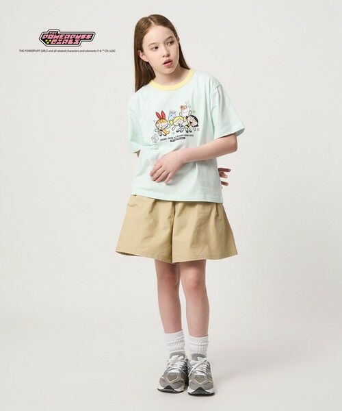 green label relaxing / グリーンレーベル リラクシング カットソー | 【別注】＜The Powerpuff Girls＞ リンガー Tシャツ / キッズ 140cmー150cm | 詳細12