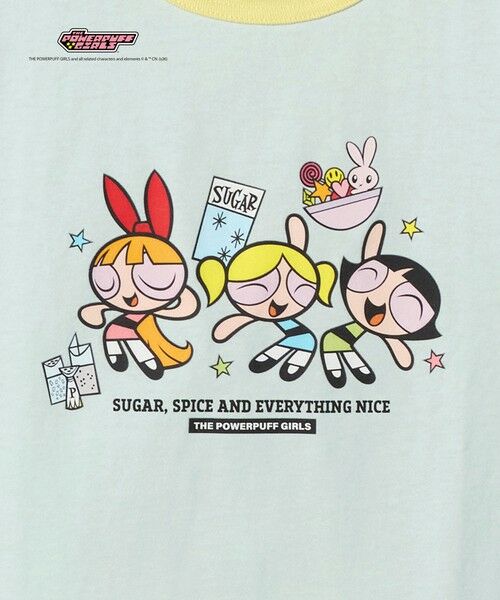 green label relaxing / グリーンレーベル リラクシング カットソー | 【別注】＜The Powerpuff Girls＞ リンガー Tシャツ / キッズ 140cmー150cm | 詳細12