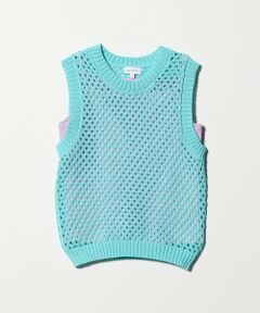 green label relaxing / グリーンレーベル リラクシング ベスト | サマーニットベスト ＋ キャミ セット / キッズ 140cm-160cm