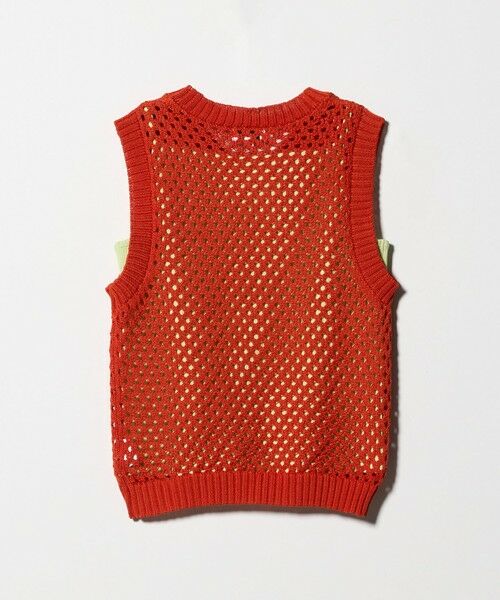 green label relaxing / グリーンレーベル リラクシング ベスト | サマーニットベスト ＋ キャミ セット / キッズ 140cm-160cm | 詳細3