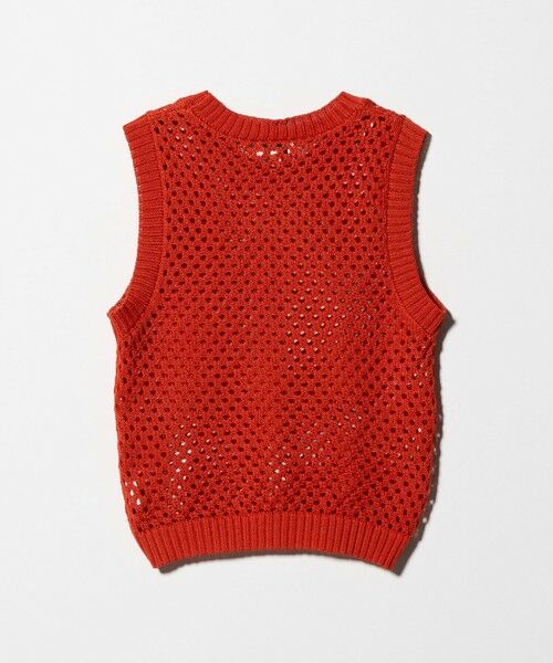 green label relaxing / グリーンレーベル リラクシング ベスト | サマーニットベスト ＋ キャミ セット / キッズ 140cm-160cm | 詳細8