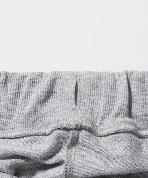 green label relaxing / グリーンレーベル リラクシング ショート・ハーフ・半端丈パンツ | ミニ裏毛 フリル キュロット（グレー）140cm-160cm | 詳細11