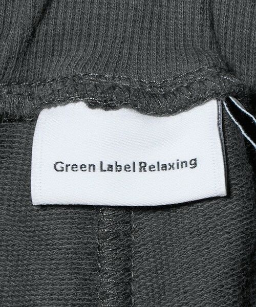 green label relaxing / グリーンレーベル リラクシング ショート・ハーフ・半端丈パンツ | ミニ裏毛 フリル キュロット（ダークグレー）140cm-160cm | 詳細9