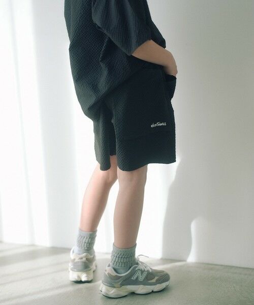 green label relaxing / グリーンレーベル リラクシング ショート・ハーフ・半端丈パンツ | 【別注】＜WILD THINGS＞ ポケット ショートパンツ / キッズ 140cm-160cm（BLACK）