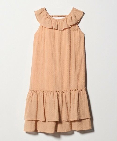 green label relaxing / グリーンレーベル リラクシング ロング・マキシ丈ワンピース | ドットフリルワンピース / キッズ 140cm-160cm | 詳細2