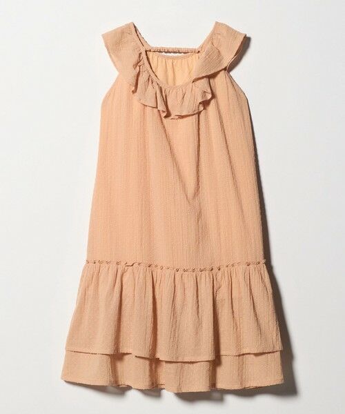 green label relaxing / グリーンレーベル リラクシング ロング・マキシ丈ワンピース | ドットフリルワンピース / キッズ 140cm-160cm | 詳細3