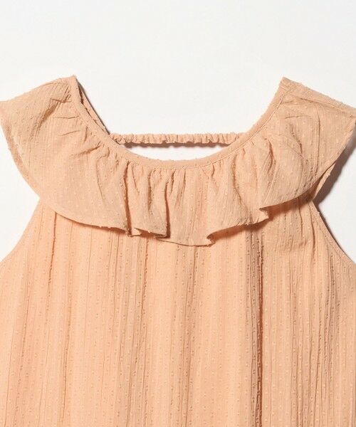 green label relaxing / グリーンレーベル リラクシング ロング・マキシ丈ワンピース | ドットフリルワンピース / キッズ 140cm-160cm | 詳細4