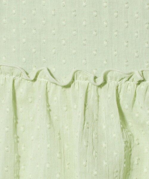 green label relaxing / グリーンレーベル リラクシング ロング・マキシ丈ワンピース | ドットフリルワンピース / キッズ 140cm-160cm | 詳細11