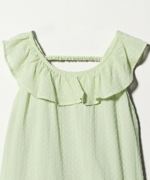 green label relaxing / グリーンレーベル リラクシング ロング・マキシ丈ワンピース | ドットフリルワンピース / キッズ 140cm-160cm | 詳細10