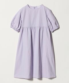 green label relaxing / グリーンレーベル リラクシング ロング・マキシ丈ワンピース | バックリボン タッサー ワンピース / キッズ 140cm-160cm