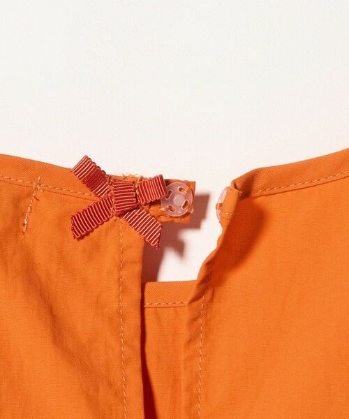 green label relaxing / グリーンレーベル リラクシング ロング・マキシ丈ワンピース | バックリボン タッサー ワンピース / キッズ 140cm-160cm | 詳細11