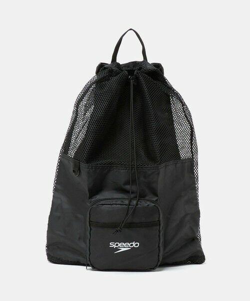 green label relaxing / グリーンレーベル リラクシング リュック・バックパック | ＜SPEEDO＞ポケッタブル メッシュバッグ / リュック / キッズ（BLACK）