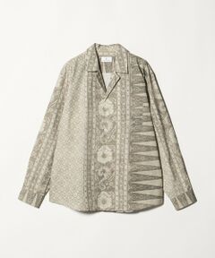 green label relaxing / グリーンレーベル リラクシング シャツ・ブラウス | ＜COLONY CLOTHING＞オープンカラー バティック シャツ
