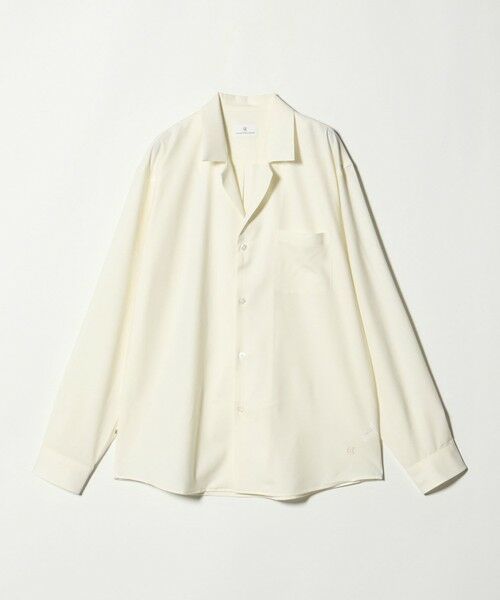 green label relaxing / グリーンレーベル リラクシング シャツ・ブラウス | ＜COLONY CLOTHING＞オープンカラー シャツ（OFF WHITE）