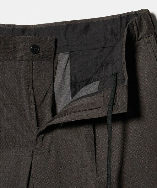 green label relaxing / グリーンレーベル リラクシング スラックス・ドレスパンツ | A+ air PE/PU トリコット プリント スタンダード 1プリーツ スラックス -ストレッチ・接触冷感・通気性- | 詳細3