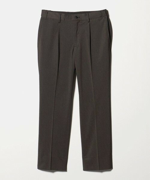 green label relaxing / グリーンレーベル リラクシング スラックス・ドレスパンツ | A+ air PE/PU トリコット プリント スタンダード 1プリーツ スラックス -ストレッチ・接触冷感・通気性- | 詳細7