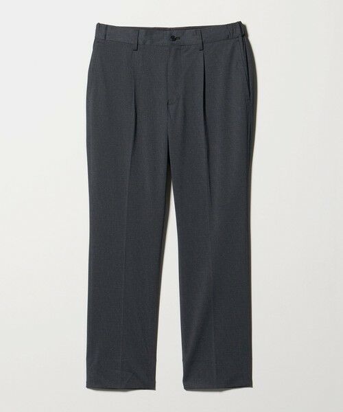 green label relaxing / グリーンレーベル リラクシング スラックス・ドレスパンツ | A+ air PE/PU トリコット プリント スタンダード 1プリーツ スラックス -ストレッチ・接触冷感・通気性- | 詳細5
