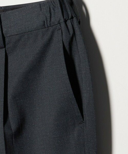 green label relaxing / グリーンレーベル リラクシング スラックス・ドレスパンツ | A+ air PE/PU トリコット プリント スタンダード 1プリーツ スラックス -ストレッチ・接触冷感・通気性- | 詳細8