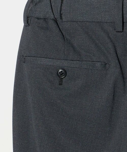 green label relaxing / グリーンレーベル リラクシング スラックス・ドレスパンツ | A+ air PE/PU トリコット プリント スタンダード 1プリーツ スラックス -ストレッチ・接触冷感・通気性- | 詳細9
