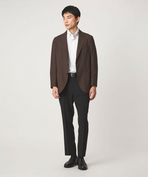 green label relaxing / グリーンレーベル リラクシング スラックス・ドレスパンツ | A+ air メッシュ スタンダード 1プリーツ スラックス -ストレッチ・吸水速乾- | 詳細2