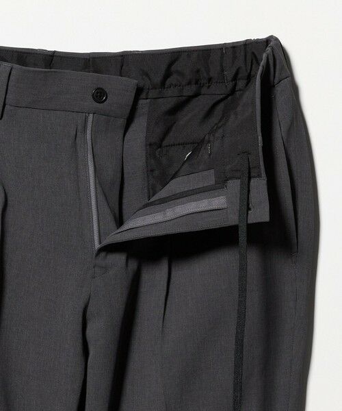 green label relaxing / グリーンレーベル リラクシング スラックス・ドレスパンツ | A+ air メッシュ スタンダード 1プリーツ スラックス -ストレッチ・吸水速乾- | 詳細11