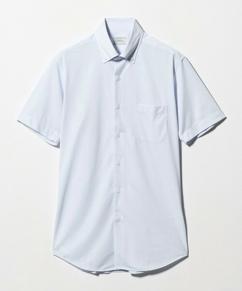 green label relaxing / グリーンレーベル リラクシング シャツ・ブラウス | A+ COOL Pトリコット シャドーストライプ スタンダード ボタンダウン 半袖 ドレスシャツ -ストレッチ・イージーアイロン・接触冷感・吸水速乾- | 詳細16