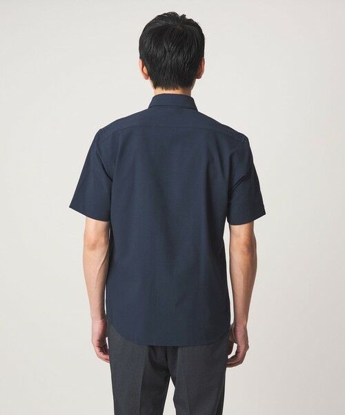 green label relaxing / グリーンレーベル リラクシング シャツ・ブラウス | ポリエステル ラッカン ソリッド スタンダード スナップ ボタンダウン 半袖 シャツ -ストレッチ・イージーアイロン・吸水速乾- | 詳細12