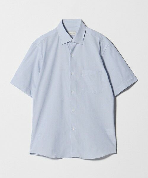 green label relaxing / グリーンレーベル リラクシング シャツ・ブラウス | ポリエステル ラッカン ストライプ スタンダード スナップ ボタンダウン 半袖 シャツ -ストレッチ・イージーアイロン・吸水速乾- | 詳細7