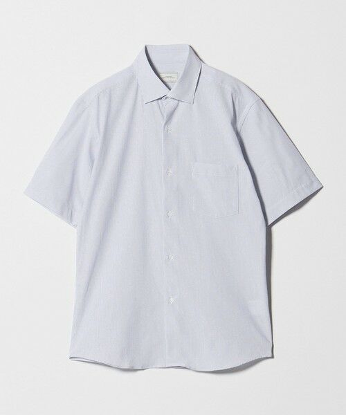 green label relaxing / グリーンレーベル リラクシング シャツ・ブラウス | ポリエステル ラッカン ストライプ スタンダード スナップ ボタンダウン 半袖 シャツ -ストレッチ・イージーアイロン・吸水速乾- | 詳細21