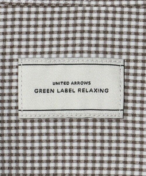 green label relaxing / グリーンレーベル リラクシング シャツ・ブラウス | ポリエステル ラッカン ギンガムチェック スタンダード スナップ ボタンダウン 半袖 シャツ -ストレッチ・イージーアイロン・吸水速乾- | 詳細8