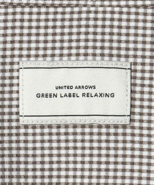 green label relaxing / グリーンレーベル リラクシング シャツ・ブラウス | ポリエステル ラッカン ギンガムチェック スタンダード スナップ ボタンダウン 半袖 シャツ -ストレッチ・イージーアイロン・吸水速乾- | 詳細10