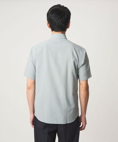 green label relaxing / グリーンレーベル リラクシング シャツ・ブラウス | ポリエステル ラッカン ギンガムチェック スタンダード スナップ ボタンダウン 半袖 シャツ -ストレッチ・イージーアイロン・吸水速乾- | 詳細17