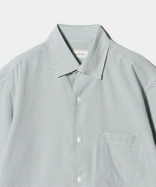green label relaxing / グリーンレーベル リラクシング シャツ・ブラウス | ポリエステル ラッカン ギンガムチェック スタンダード スナップ ボタンダウン 半袖 シャツ -ストレッチ・イージーアイロン・吸水速乾- | 詳細23