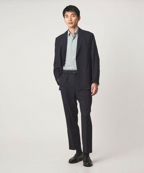 green label relaxing / グリーンレーベル リラクシング シャツ・ブラウス | ポリエステル ラッカン ギンガムチェック スタンダード スナップ ボタンダウン 半袖 シャツ -ストレッチ・イージーアイロン・吸水速乾- | 詳細16