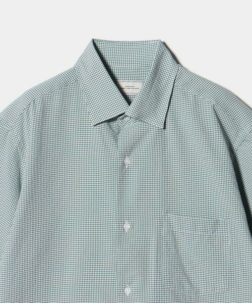 green label relaxing / グリーンレーベル リラクシング シャツ・ブラウス | ポリエステル ラッカン ギンガムチェック スタンダード スナップ ボタンダウン 半袖 シャツ -ストレッチ・イージーアイロン・吸水速乾- | 詳細13