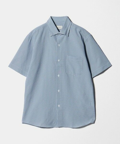 green label relaxing / グリーンレーベル リラクシング シャツ・ブラウス | ポリエステル ラッカン ギンガムチェック スタンダード スナップ ボタンダウン 半袖 シャツ -ストレッチ・イージーアイロン・吸水速乾- | 詳細15